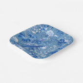 Chinoiserie Blue Paper-Borden Papieren Bordje (Gebogen)