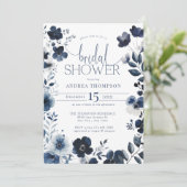 Chinoiserie Blue Vrijgezellenfeest Kaart (Staand voorkant)