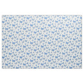 Chinoiserie Blue White Butterfly Stof (Yard (91,4 cm))