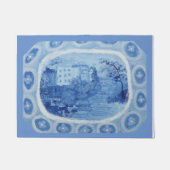Chinoiserie Blue Willow Platter Dish Doormat Deurmat (Voorkant)