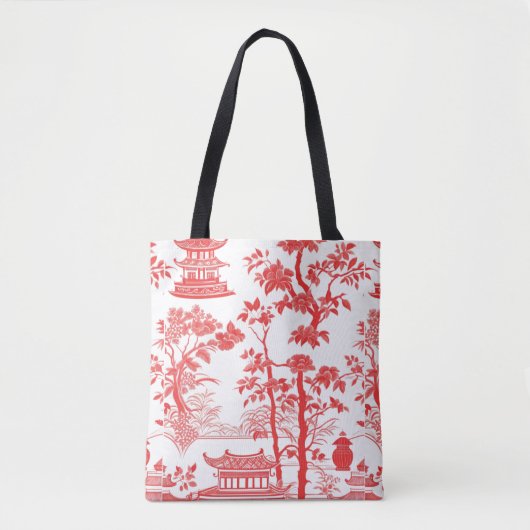 CHINOISERIE BREEZE TOTE BAG (Voorkant)