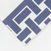 Chinoiserie Bunny Rabbit Fleece Blanket Deken (Hoek)