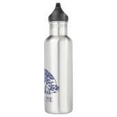 Chinoiserie Bunny Rabbit Water Bottle Waterfles (Rechts)