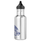 Chinoiserie Bunny Rabbit Water Bottle Waterfles (Rechts)