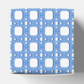 Chinoiserie Cane Trellis in Blue Porcelain Bedankdoosjes (Bovenkant)