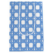 Chinoiserie Cane Trellis in Blue Porcelain Medium Cadeauzakje (Achterkant)