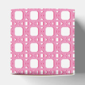 Chinoiserie Cane Trellis in Pink Bedankdoosjes (Bovenkant)