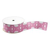 Chinoiserie Cane Trellis in Pink Grosgrain Lint (Spoel)