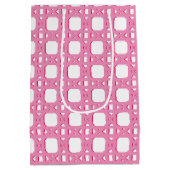 Chinoiserie Cane Trellis in Pink Medium Cadeauzakje (Achterkant)
