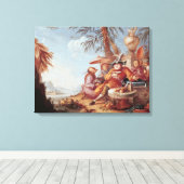 Chinoiserie Canvas Afdruk (Insitu (Houten vloer))