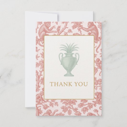 Chinoiserie Card Bedankkaart (Voorkant)