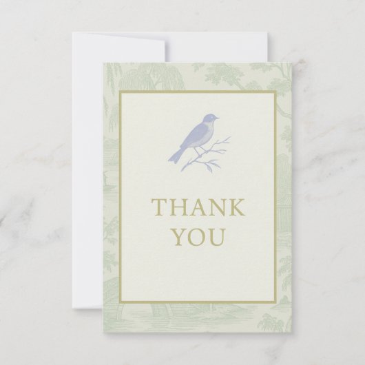 Chinoiserie Card Bedankkaart (Voorkant)