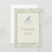 Chinoiserie Card Bedankkaart (Voorkant / Achterkant)