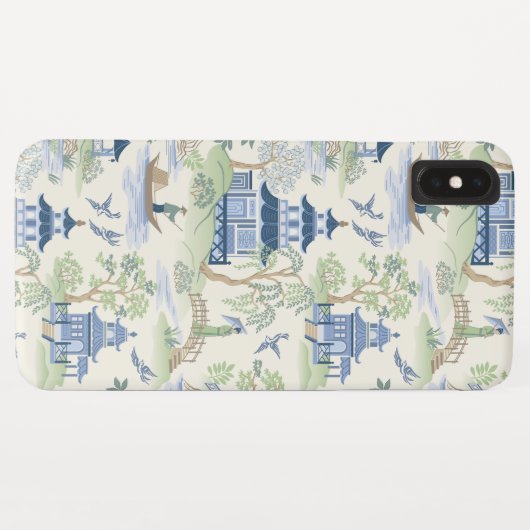 Chinoiserie Case-Mate iPhone Case (Achterkant (horizontaal))