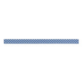 Chinoiserie Chic Bamboo | Blauw en wit Grosgrain Lint (Voorkant)