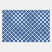 Chinoiserie Chic Bamboo | Blauw en wit Inpakpapier Vel (Voorkant)