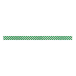 Chinoiserie Chic Bamboo | Groen en wit Grosgrain Lint