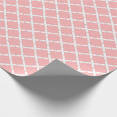 Chinoiserie Chic Bamboo | roze en wit Cadeaupapier (Hoek)