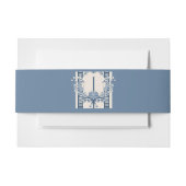 Chinoiserie Chic Belly Band Uitnodigingen Wikkel (Voorkant Voorbeeld)