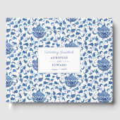 Chinoiserie Chic Classic Blue Wedding Gastenboek (Voorkant)