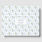 Chinoiserie Chic Dubbel Geluk Kruiken Bruiloft Gastenboek (Voorkant)