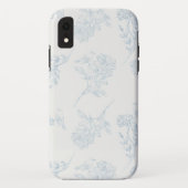 Chinoiserie Chic Floral iPhone Case (Achterkant)