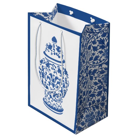 Chinoiserie Chic GingerJar Medium Cadeauzakje (Achterkant Gekanteld)