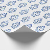 Chinoiserie Chic GingerJar | Monogram Cadeaupapier (Hoek)