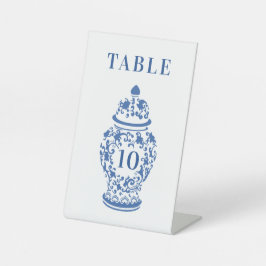 Chinoiserie Chic GingerJar | Monogram Reclamebord Met Voetstuk