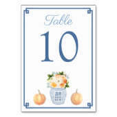 Chinoiserie Chic Herfst Bloemen Ginger Jar Wedding Kaart (Achterkant)