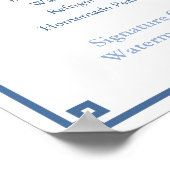 Chinoiserie Chic Juli 4th Party Menu Poster (Hoek)