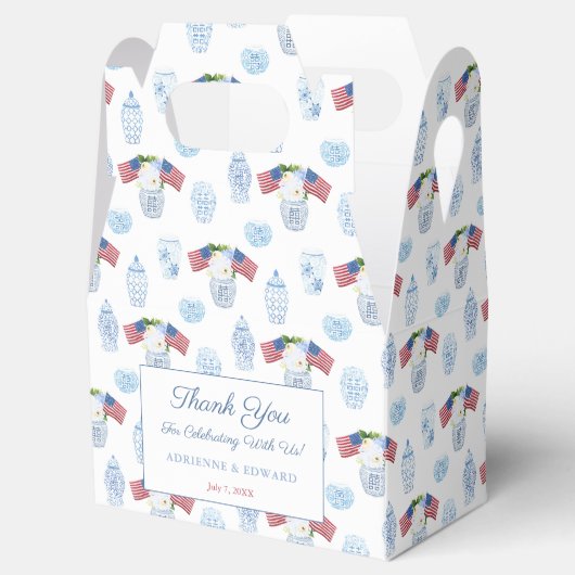 Chinoiserie Chic julth Wedding Bedankdoosjes (Geopend)