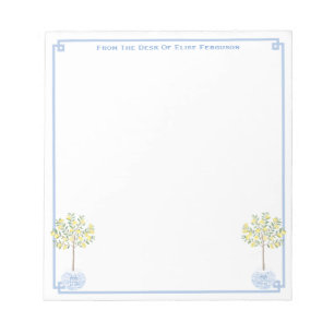 Chinoiserie Chic Lemon Tree Classic Lady's bureau Notitieblok