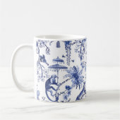 Chinoiserie Chic Oerwoud Toile | Blauw-wit Koffiemok (Links)