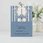 Chinoiserie Chic RSVP-kaarten RSVP Kaartje (Staand voorkant)