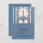 Chinoiserie Chic RSVP-kaarten RSVP Kaartje (Voorkant / Achterkant)