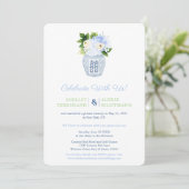 Chinoiserie Chic Vier Ons Met Reception Only Kaart (Staand voorkant)