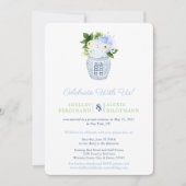 Chinoiserie Chic Vier Ons Met Reception Only Kaart (Voorkant)