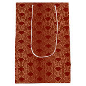 Chinoiserie Chic voor Dragon Year 2024 Oriental Re Medium Cadeauzakje (Achterkant)