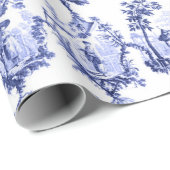 Chinoiserie China Blue Cadeaupapier (Rol Hoek)