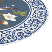  Chinoiserie Chinese Bird-flower Art Snijplank (Hoek)