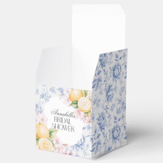 Chinoiserie citroenthee bruiloftsontbijt dessert bedankdoosjes (Geopend)