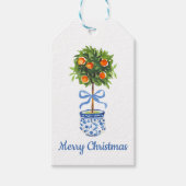 Chinoiserie Citrus Topiary Custom Cadeaulabel (Voorkant)