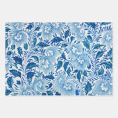 Chinoiserie Classic Chinees Bloemen Blauw Wit Inpakpapier Vel (Voorkant 2)