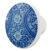 Chinoiserie Classic Chinees Bloemen Kobalt Blauw Keramische Knop (Rechts)
