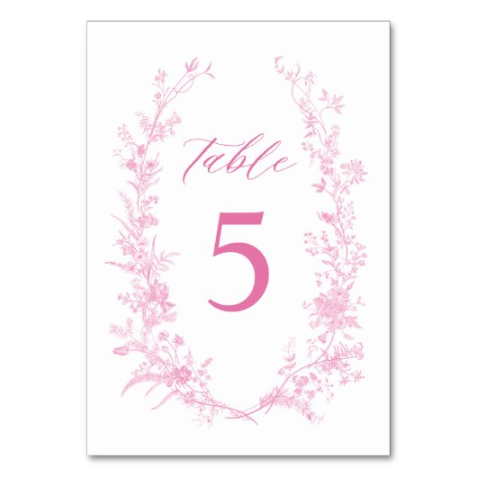 Chinoiserie Classic roze bloemenbruiloft Kaart (Achterkant)