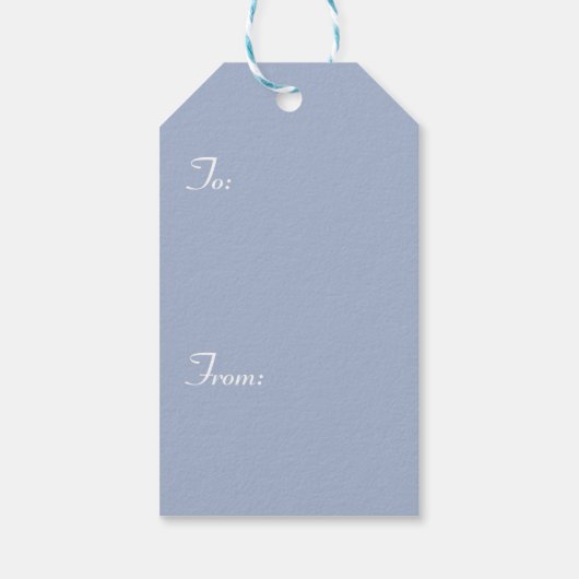 Chinoiserie Coastal Grandma Stocking Cadeaulabel (Achterkant)