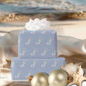 Chinoiserie Coastal Grandma Stocking Cadeaupapier