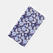 Chinoiserie Delft Blue Floral Porcelain Pattern Servet (Hoek)