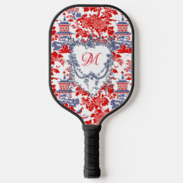  Chinoiserie Delft Frans Blauw monogram Pickleball Paddle